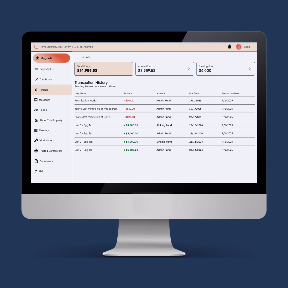 The finance function of the Loma Strata platform