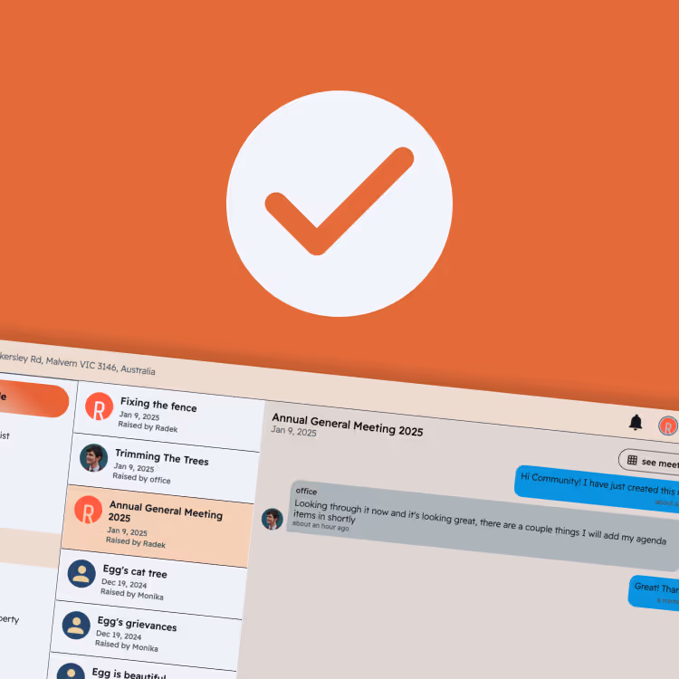 card image with a checkmark